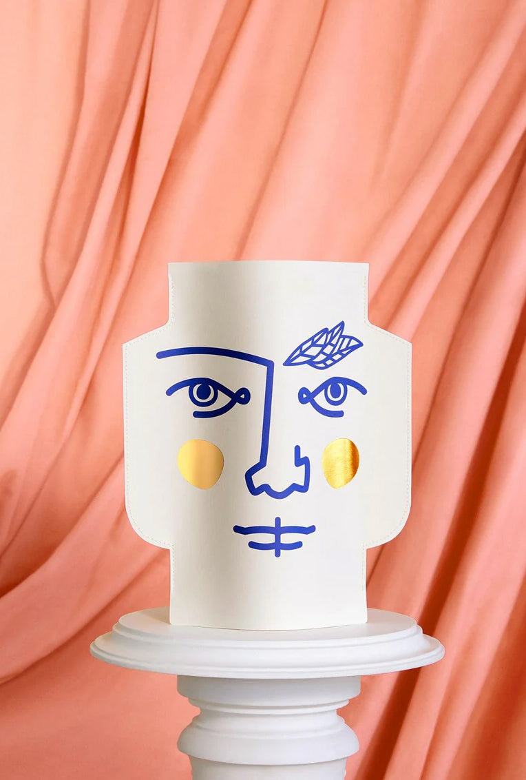 Double-sided paper vase Octaevo, "Janus"