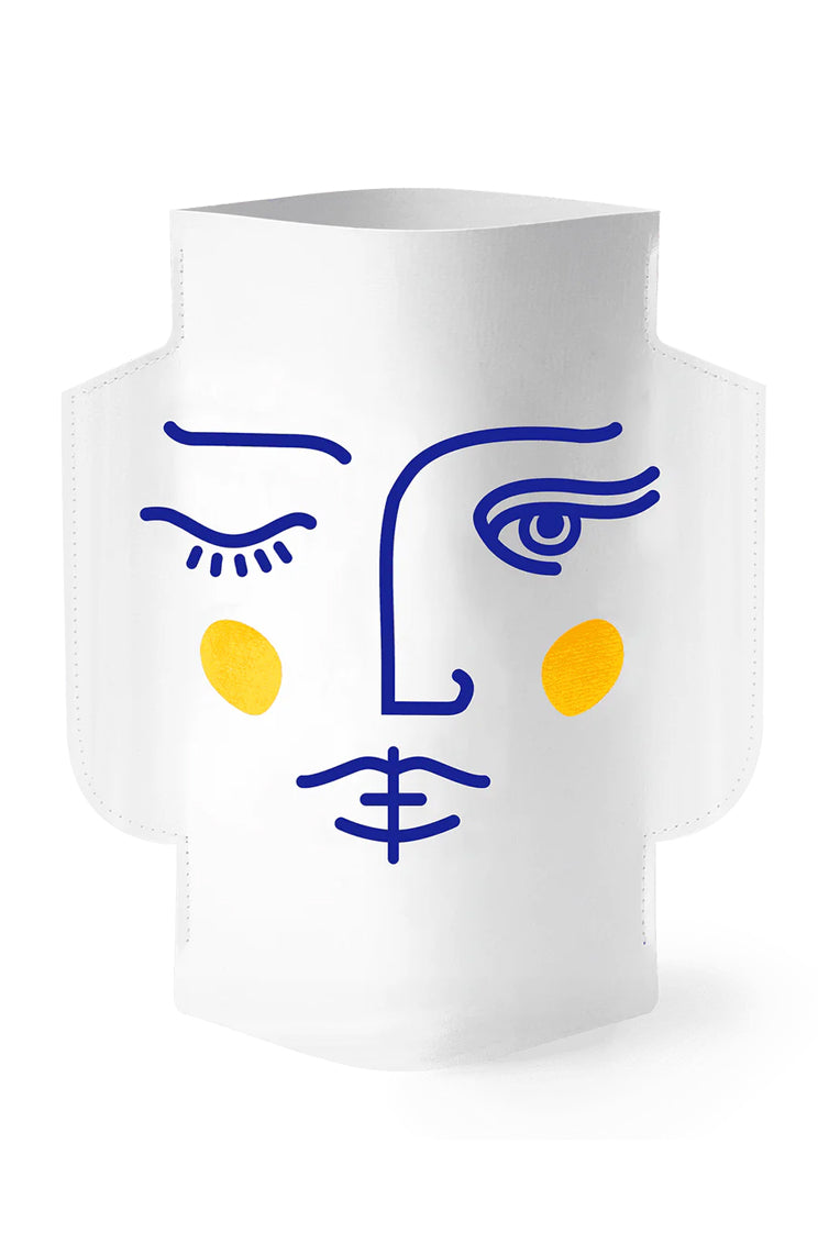 Double-sided paper vase Octaevo, "Janus"