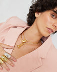 Link-chain Nose Necklace