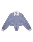 Short corset blouse
