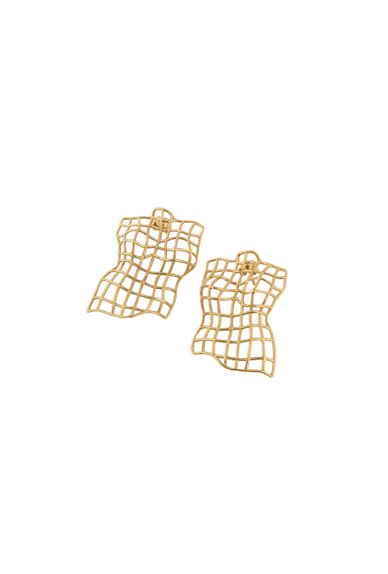 3D Torso Earrings
