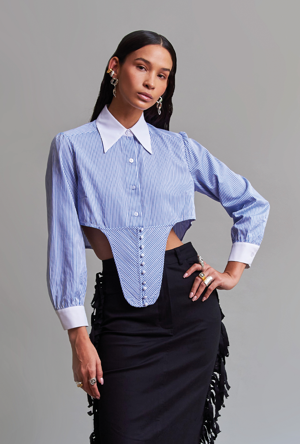 Short corset blouse 