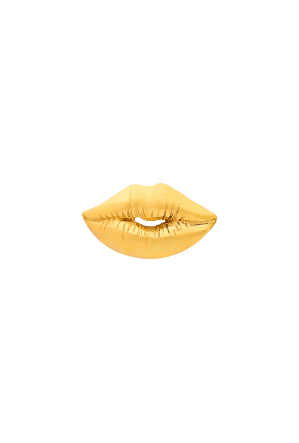 arete en forma de labios, arete con perla, arete individual, arete con perla removible, pin, broche, accesorio, perla natural, aleación de latón, dorado, regalo para mujer, regalo para hombre, regalo, diseño mexicano, marca mexicana, hecho a mano, hecho en México