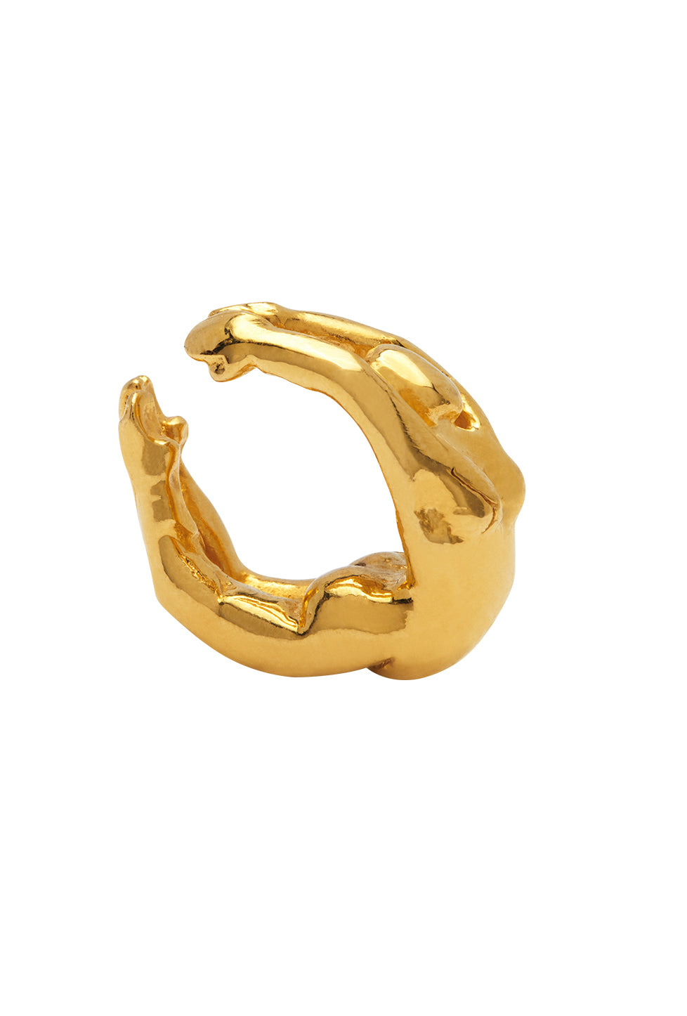 ear cuff con forma humana, ear cuff de plata .925, ear cuff de aleación con chapa de oro 24k, ear cuff para mujer, ear cuff para hombre, regalo para mujer, regalo para hombre, diseño mexicano, marca mexicana, hecho a mano, hecho en México
