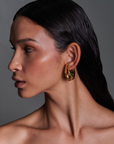 ear cuff, hecho a mano, aleación de latón, cara, chunky, marca mexicana, arete sin perforación, summer sale, hot sale, regalo de cumpleaños para mujer, regalo de aniversario para mujer, descuentos, 25% de descuento, meses sin intereses.