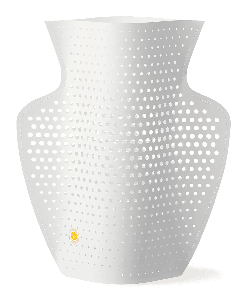 White paper vase &quot;Cyano&quot;