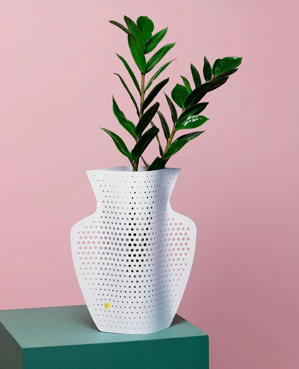 White paper vase &quot;Cyano&quot;