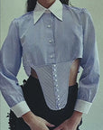 Short corset blouse 
